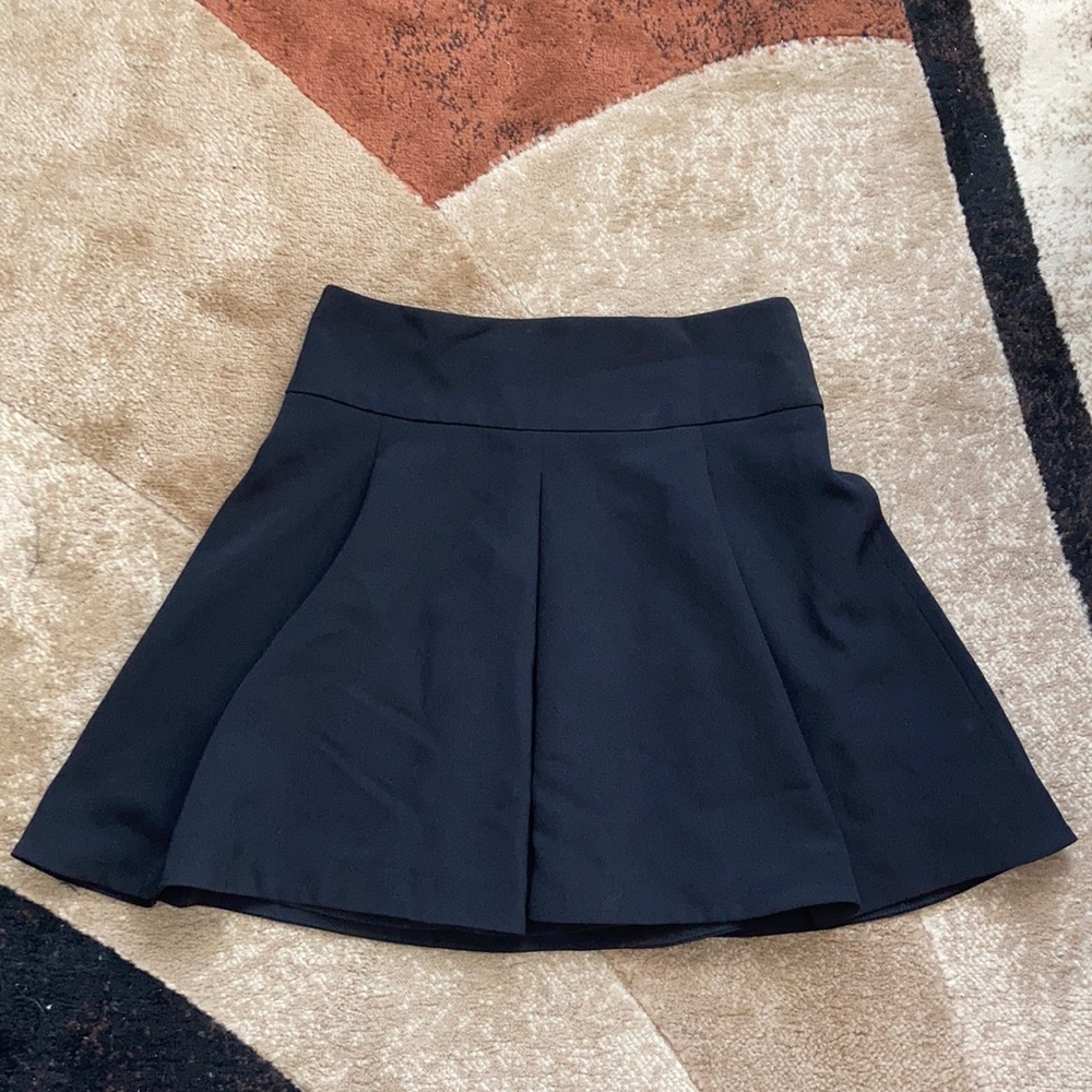 Express Black Pleated skirt